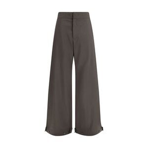 SA SU PHI Gray Cotton Casual Women's Pants